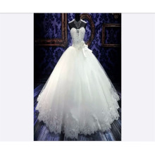 2017 Robe de mariée en épaules en épaules